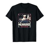 Milwaukee Wisconsin Dog Lover Vintage Retro Design RA0D T-Shirt