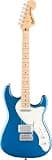Fender Squier Paranormal Stratocaster Deluxe, Maple Fingerboard, Parchment Pickguard, Lake Placid Blue