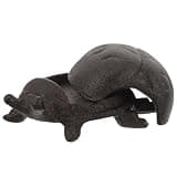 JOYOFREELY Cast Iron Ladybug Key Hider Outdoor Key Storage Box Adorable Ladybug Statue Design and Multi-Functional Decoration for Vacation Properties