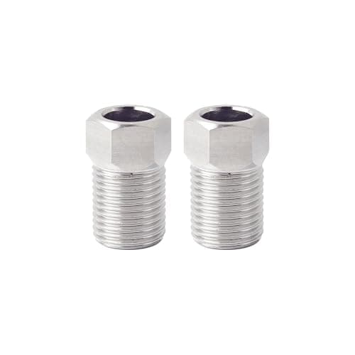 M8 Bicycle Hydraulic Hose Titanium Bolt Disc Brake Oil Tube Connection Screw Brake Tubing Bolt(2PCS Titanium)