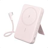 ANKER Zolo Magnetic Power Bank, 10,000mAh Wireless Portable Charger with 30W Max Fast Charging, Battery Pack with Built-in USB-C Cable and Adjustable Stand, for iPhone 17/16/15 Series, AirPods etc.