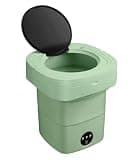 Portable Washing Machine, Portable Washing Machine, 8L Foldable Washer with Dehydration Basket for Deep Cleaning of Underwear,for Apartments,RV,Camping