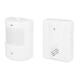 POENVFPO Doorbell Alarm Wireless IR Sensor Detector with 100m Range for Home Security EcoFriendly ABS