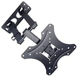 NUOBESTY Rotatable and Telescopic LCD Tv Rack for 10-32 Inches Flat-Panel Tvs, Iron Universal Wall Mount Bracket with Swivels and Tilts, for Corner Installation and Occasions