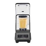 Commercial Blender with Speed Control, Multifunctional Blending Machine with Thick Shield, 1600W 9-Speed 67.63oz Countertop Blender for Milk Tea Smoothie