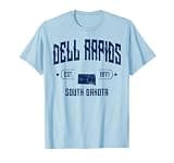 Dell Rapids South Dakota SD Vintage Sport Navy Athletic T-Shirt