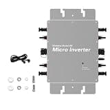 Lakenbroade Solar Power Inverters Grid Tie Micro Inverter 2000W Waterproof IP65 WiFi Control APP Control Voltage Automatic Identification Solar Grid Tie Microinverter 120V 230V