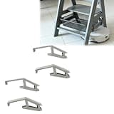 4-Pack High Chair for Trofast Adapter for Hauck Wooden High Chair, Elevated Storage Bin Adapter, Robot Vacuum Friendly Storage Bracket