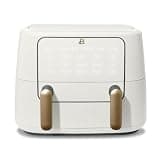 9-Quart TriZone Dual Basket Air Fryer - 2-in-1 Countertop (White Icing)