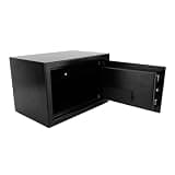 Omquot Safe Box Multifunctional Portable Safety Box Made of Alloy Steel for Home, Travel and Office with Electronic Lock and Compact Design