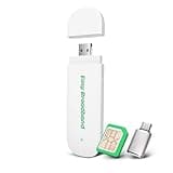 EIOTCLUB 4G LTE USB WiFi 6 Dongle - Portable Mobile Hotspot High-Speed, Portable WiFi with Pre-Installed SIM Card & Prepaid Plan Data Plans, Supports 10 Devices(USA Only – No International Use)