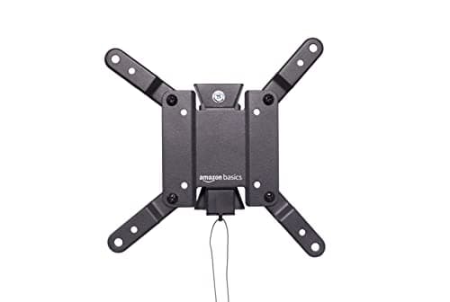 Amazon Basics Tilting TV Wall Mount for Wood Studs, Fits 12-40 inch TVs up to 40 lbs, VESA 200x200, Black