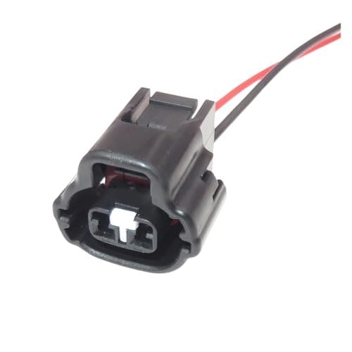 automotive wire connectors 1/5/10 Pcs 2 Pin 7283-7526-40 90980-11162 Automotive Sol/eno-id Valve Electric Cable Socket Connector Car maintenance(Female with wire,5pcs)