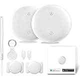 TTCHANG 2 Pack GPS Tracker 2.0 – Magnetic Compact Locator, Anti-Lost Tracker with Protective Case & Lanyard, Compatible with Apple Find My & Android