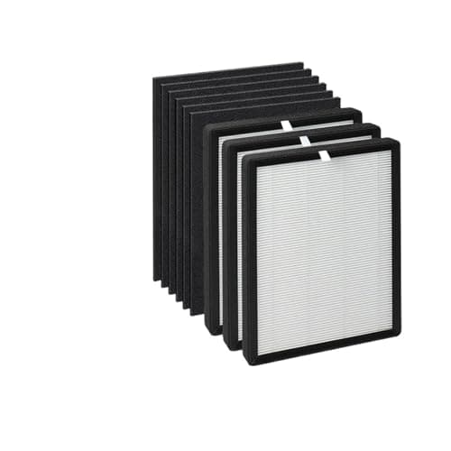 Replacement filter, Compatible for Veva Pro 9000, the air purifier includes 3 filters and 6 pre-filters