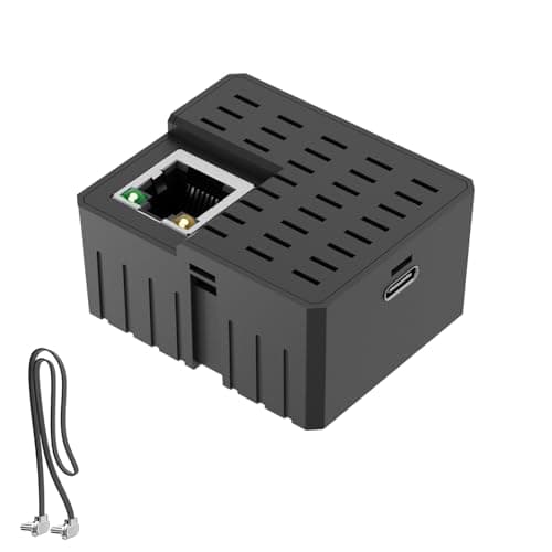 Agile Universal PoE Flush Tablet Wall Mount, in-Wall AC to USB-C Power Adapter IEEE 802.3af 10W Power Over Ethernet Solution for Office Panels & Smart Home Electronics Access Control System