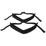 Kichvoe 2pcs Adjustable High Chair Safety Belt for Fabric Material and Simple Design, Portable Waist Strap for Fixing in Supermarket Shopping Cart or Travel