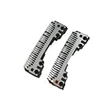 2Pcs WES9068N Shaver Head Cutter ,Compatible For Panasonic, ES-LC60 ES-LA10 ES-LA12 ES-LA30 ES-LA50 ES-RT64 ES-RT74 ES-RT84 ES8161 ES8162