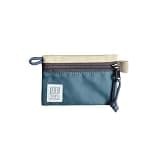 Topo Designs Accessory Bags, Travel Organizer Accessories for Smaller Items, Durable Storage Pouch, 3 Sizes, Fully Lined Pack Cloth (Micro, Oil Green/Dark Pine)