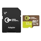 32GB microSDHC Memory Card with SD Adapter, Class 10 U3, Up to 100MB/s Read Speed