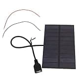 Generic 1.5W Monocrystalline Silicon Solar Panel Flexible Mini Solar Panel for DIY Projects 1 Unit 5V Output