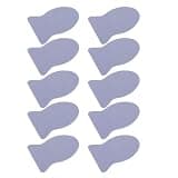 BCOATH 10pcs Mobile Gaming Finger Sleeves Breathable Silver Cloth Finger Sleeve Protectors with Comfortable Fit Not Prone to Loosening Suitable for Touch Screen Game Accessories