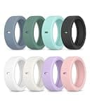 Silicone Ring Cover Compatible for Oura Ring 5, Anti-Scratch Sleeve