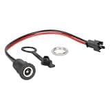 Simnek 5.5x2.1mm Female Sockets Panel Mount Waterproofs Connector with Cable Charging Sockets for Electric Scooter Easy Installation