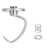 Stainless Steel Dough Hook With Spring&Washer for 4.5-5 Quart Tilt-Head Stand Mixers, Dishwasher Safe