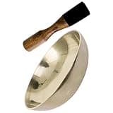 Parliky Tibetan Singing Bowl Meditation Sound Bowl and Wooden Mallet for Relaxation and Yoga Practice for Buddhists and Healing Sessions