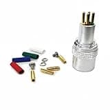 Bffcnl Tonearm Connector Aluminum Alloy Phonograph Part Non Audio Gear for Replacement, Repair