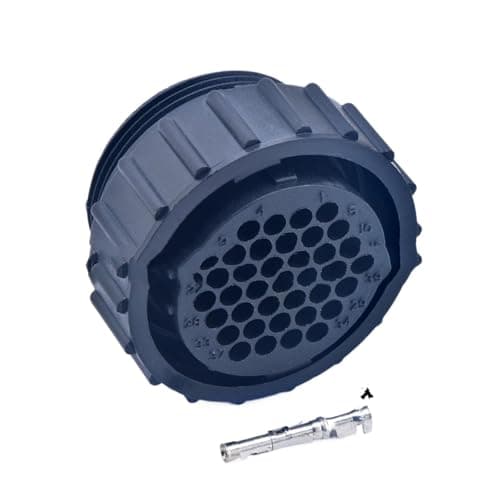 ZJHAHJY 37 Pin Automobile Connector CPC Series Plug with Pins 206151-1 206150-1 182930-1 206151-2 206138-8(Army Green)