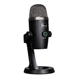 Logitech for Creators Blue Yeti Nano USB Microphone for Gaming, Streaming, Podcasting, Twitch, YouTube, Discord, Recording for PC and Mac, Plug & Play -Blackout