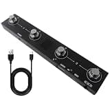 Programmable Wireless MIDI Footswitch - for M-V-AVE Chocolate Plus Compatible for Windows/Mac/iOS