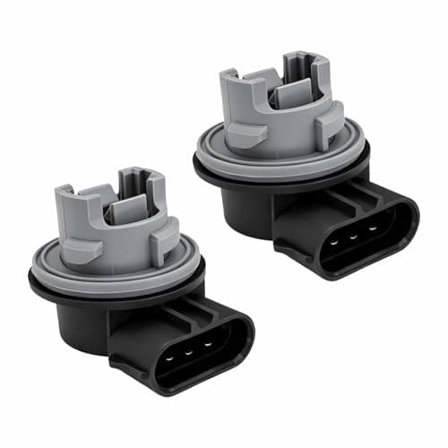 CCNU 2PCS Turn Signal Light Socket Kit for Ford F150 F250 F350 Super Duty, Front Turn Signal Light Bulb Lamp Socket Plug Replacement F1TZ-13411-F Light Socket Wire Harness Holder