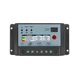 20a Solar Panel Dual Battery Regulator Char Controller for 12v/24v Batteries with LCD Displaying Running Status