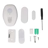 Wireless Door Sensor Alarm, Magnetic Contact Window Open Alert, 98.4 ft Range, 80 dB Chime, for Home Business Store Security