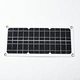 10W Monocrystalline Solar Panel Kit, Portable USB Solar Charger, 12V RV Solar Power Kit, Waterproof Camping Solar Panel for Outdoor Phone Charging Station and Car(Solar Panel)