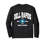 Athletic Dell Rapids South Dakota SD Throwback Souvenir Long Sleeve T-Shirt