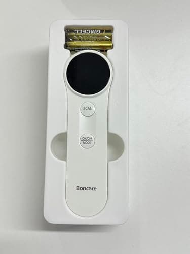 Boncare Thermometer for Adults, Kids, Accurate Digital Forehead Thermometer, Medical Grade FSA-HSA Eligible Touchless Infrared Ear Thermometer, Fever Alarm & Silent Mode, 1s Instant Results (White)