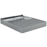 Star20XX Mattress Foundation, Box Spring, Sturdy Foldable Metal Bed Base, Twin 9 Inch, Grey Portable Frame with Removable Linen Cover, Floor or Guest Room Use, Pack of 1