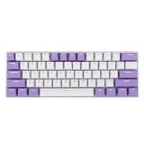 SENECESLI Wired Mechanical Keyboard USB C with 61 Keys, RGB Lighting, Backlight, Red Switch, Compact Gaming Keyboard for 10 People