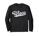 Vintage Wisco Classic Script State Connect Long Sleeve T-Shirt
