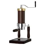 TBLOTYD 51Mm Pneumatic Coffee Machine, Manual Rotary Espresso Press Maker, With Pressure Gauge 1-16 Bar, Pressure Relief Valve, One-Way Stop Valve, For Home, Camping Travel