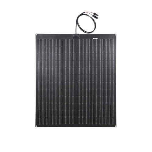 LENSUNSOLAR 200W 12V ETFE Flexible Solar Panel with 25% High Efficiency, 43.7x34.9in Bendable Mono Panel for RV, Van, Marine Boat and Camping