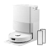 roborock Qrevo S5V Robot Vacuum and Mop White 2 Pack Washable Filters