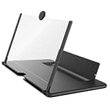 Omquot 14" HD Foldable Mobile Phone Screen Amplifier Eye Protection Magnifier for Portable Travel Video Movie Black