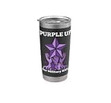 Purple Up for Military Kids Stainless Steel Insulated Tumbler