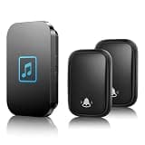 ONMYJFD Home Doorbell Remote No Battery Button US EU UK AU Plug Receiver Call Bell Waterproof Self-Powered