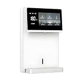 Wall Mounted Hot and Cold Water Dispenser, 3200W Instant Heat Water Cooler, 5 Precise Temperature Control, Intelligent Large Screen Touch (White)